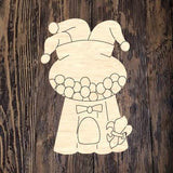 WWW Mardi Gras Gumball Machine