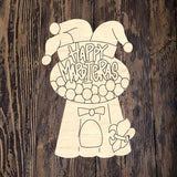 WWW Mardi Gras Gumball Machine