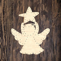 WWW Merry Christmas Angel Tree Topper