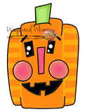 WWW Square Jack O Lantern