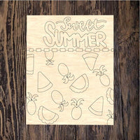 WWW Sweet Summer Plaque