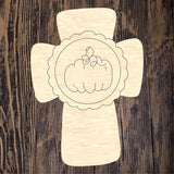 WWW Thankful Pumpkin Cross