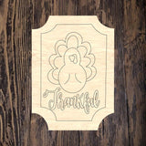 WWW Thankful Turkey Plaque