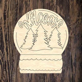 WWW Welcome Snowglobe