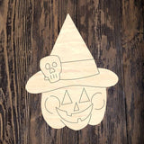 WWW Witch Jack O Lantern Head