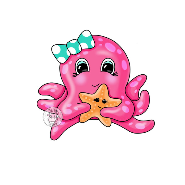 PCD Octopus With Sea Star