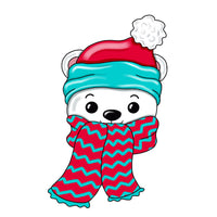 PCD Winter Bear With Scarf