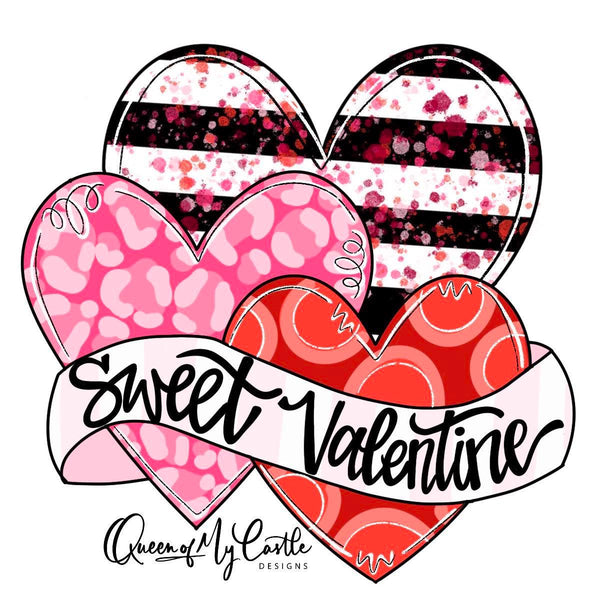 QMC Sweet Valentine Triple Heart