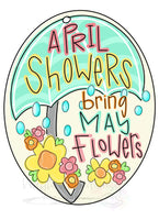 WWW April Showers Plaque