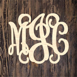 3 Letter Intertwined Monogram