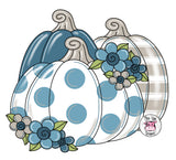 PCD Blue Tan Pumpkins