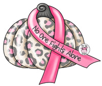 PCD Breast Cancer Ribbon Pumpkin