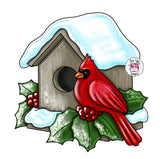 PCD Cardinal With Birdhouse