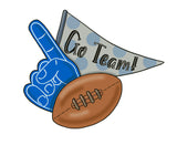 PCD Football Pennant Foam Hand