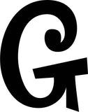 Single Letter Jambo Font