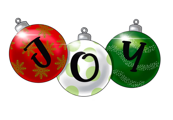 PCD Joy Ornaments