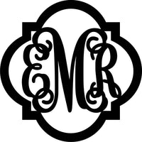 Moroccan 3 Letter Intertwined Monogram
