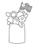 TTP  Patriotic Milk Jug