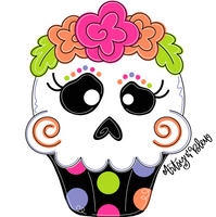 ABL Sugar Skull Cupcake