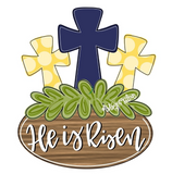 ABL He Is Risen 3 Crosses