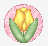 WHD Farmhouse Tulip Bouquet Round