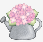 WHD Hydrangeas Watering Can