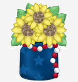 WHD Sunflower Mason Jar 1