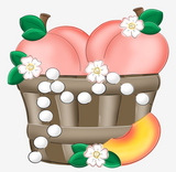 WHD Peaches and Pearls Basket
