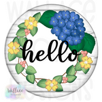 WHD Hydrangeas Wreath Round