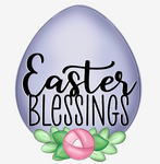 WHD Easter Blessings Floral Egg