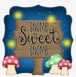 WHD Gnome Sweet Gnome  Pallet Toadstools