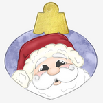 WHD Jolly Santa Christmas Ornament