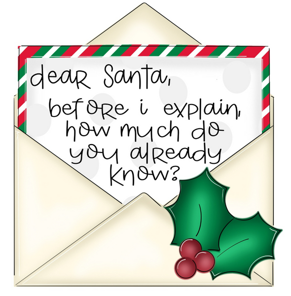 WHD Dear Santa Envelope