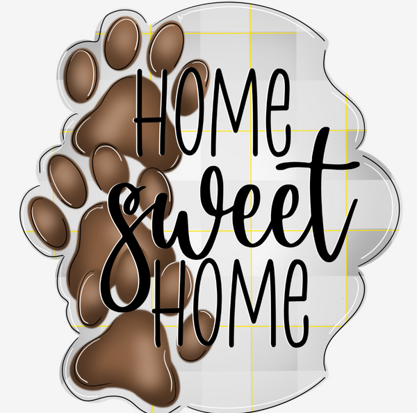 WHD Home Sweet Home Pawprints