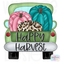 WHD Happy Harvest Pumpkin Trio Truck Bed