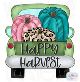 WHD Happy Harvest Pumpkin Trio Truck Bed