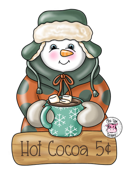 PCD Snowman Hot Cocoa