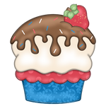WHD Strawberry Fields Cupcake
