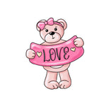 PCD Teddy Bear With Love Banner