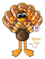 PCD Turkey 2 Ribbon Legs