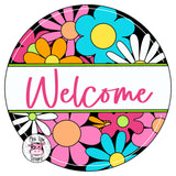 PCD Welcome Flowers Round