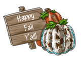 PCD Happy Fall Pumpkin