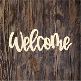 ABL Welcome Floral Plaque