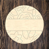 ABL Welcome Floral Plaque