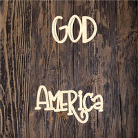 ASH God America Plaque