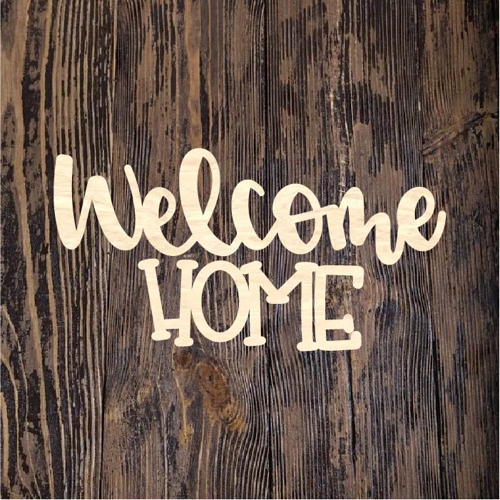 ASH Welcome Home Words 1 – Home Creations Milling & Signage