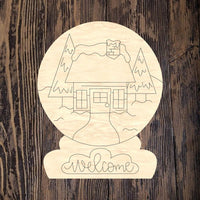 ASH Welcome House Snowglobe