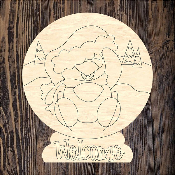 ASH Welcome Penguin – Home Creations Milling & Signage
