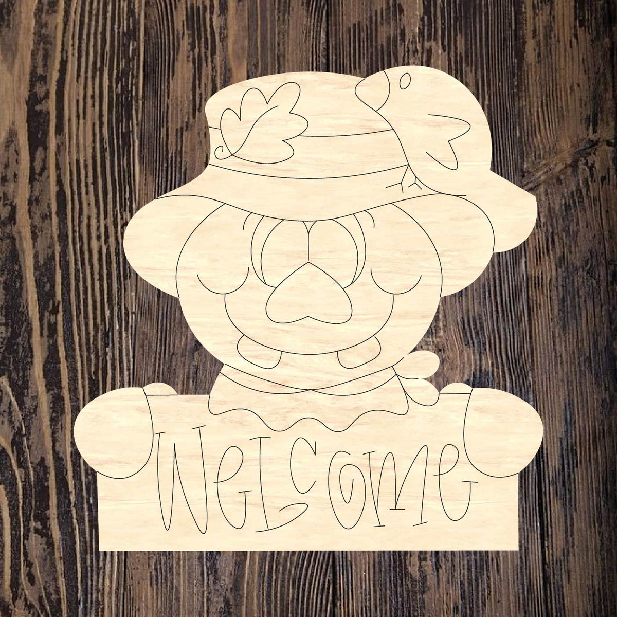 ASH Welcome Scarecrow – Home Creations Milling & Signage