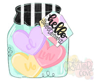 ASH Candy Heart Jar